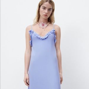 NWT Zara MIDI Dress w/ ruffles